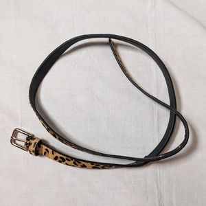 Express Skinny Leopard Belt